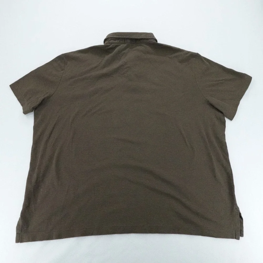 Polo Ralph Lauren Polo Shirt Mens 2XL Brown Pima Soft Touch Golf Preppy Pony